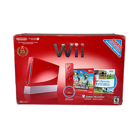 Console Nintendo Wii Vermelho - Nintendo