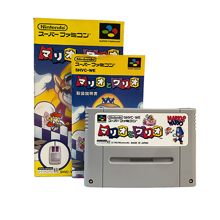 Jogo Mario and Wario - SNES (Japonês)