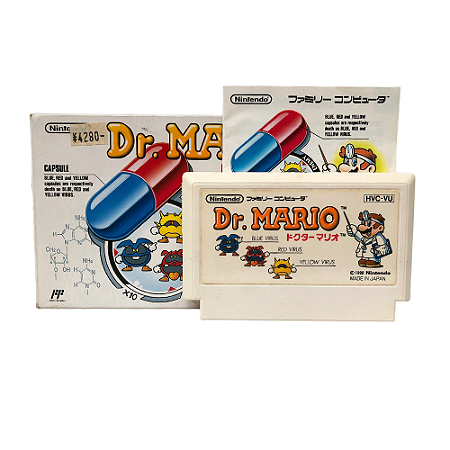 Jogo Super Dr. Mario - NES (Japonês)