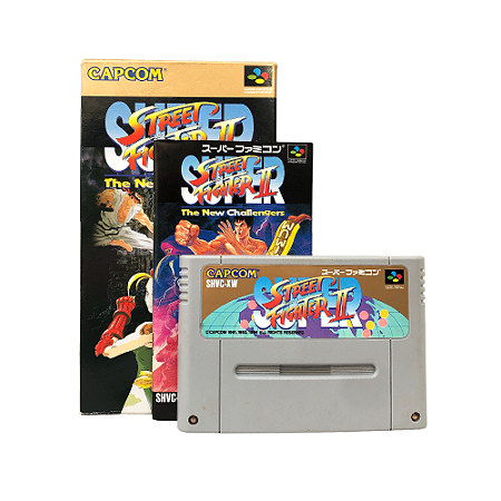 Jogo Super Street Fighter II - SNES (Japonês)