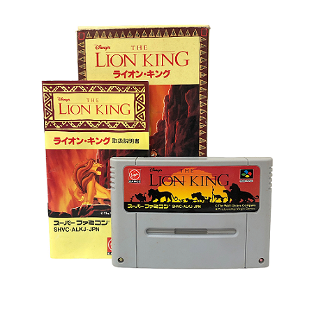 Jogo The Lion King - SNES (Japonês)
