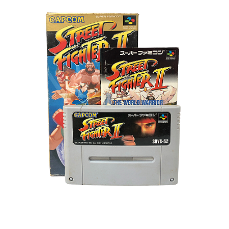 Jogo Street Fighter II - SNES (Japonês)