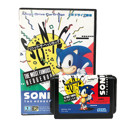 Jogo Sonic the Hedgehog - Mega Drive (Japonês)