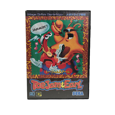 Jogo ToeJam & Earl - Mega Drive (Japonês)