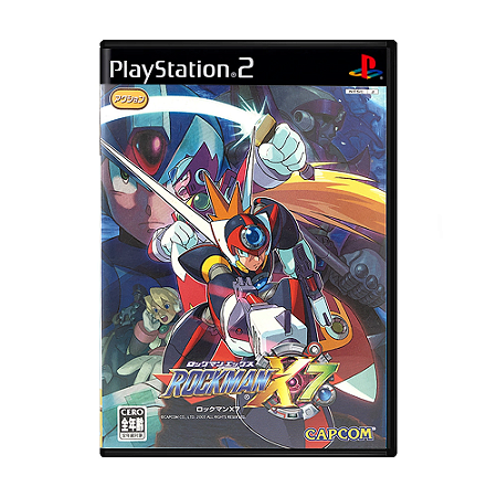 Jogo Mega Man X7 / Rockman x7 - PS2 (Japonês)