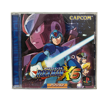 Jogo Mega Man X6 / Rockman X6 - PS1 (Japonês)
