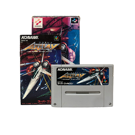 Jogo Axelay - SNES (Japonês)