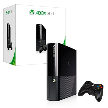 Console Xbox 360 Super Slim 4GB RGH 500GB + Jogos Digitais