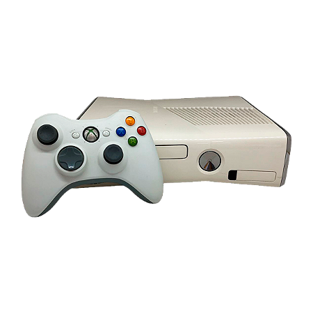 Console Xbox 360 Slim 250GB Branco - Microsoft