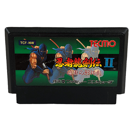 Jogo Ninja Gaiden II: The Dark Sword of Chaos - NES (Japonês)