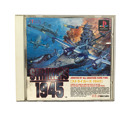 Jogo Strikers 1945 - PS1 (Japonês)