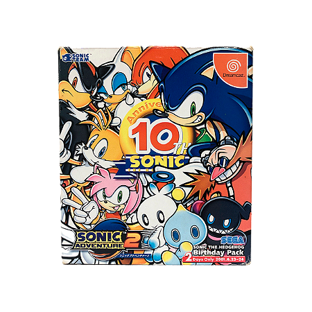 Jogo Sonic Adventure 2 - DreamCast (Japonês)