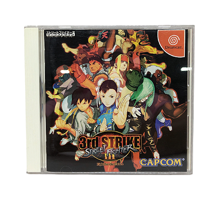 Jogo Street Fighter III: 3rd Strike - DreamCast (Japonês)