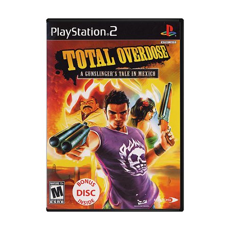 Jogo Total Overdose: A Gunslinger's Tale in Mexico - PS2 (LACRADO)
