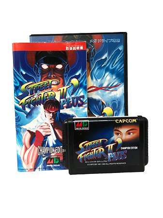 Jogo Street Fighter II' Plus: Champion Edition - Mega Drive (Japonês)