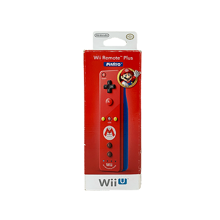 Controle Wii Remote Plus Mario Edition - Wii