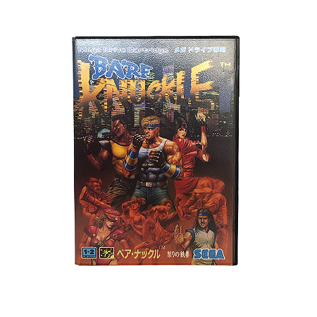 Jogo Bare Knuckle: Ikari no Tekken - Mega Drive (Japonês)