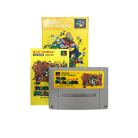 Jogo Super Mario World: Super Mario Bros. 4 - SNES (Japonês)