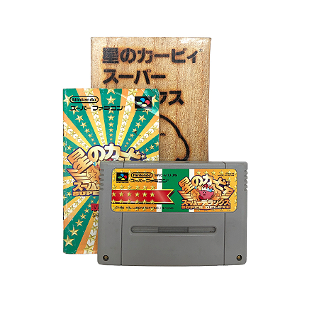 Jogo Hoshi no Kirby Super Deluxe - SNES (Japonês)