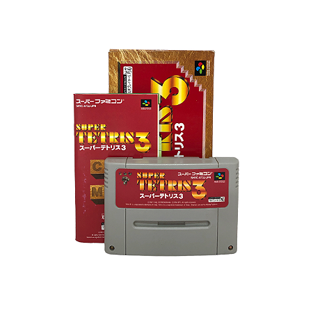 Jogo Super Tetris 3 - SNES (Japonês)