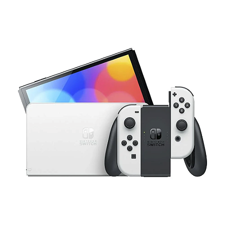 Console Nintendo Switch OLED Branco/Preto - Nintendo