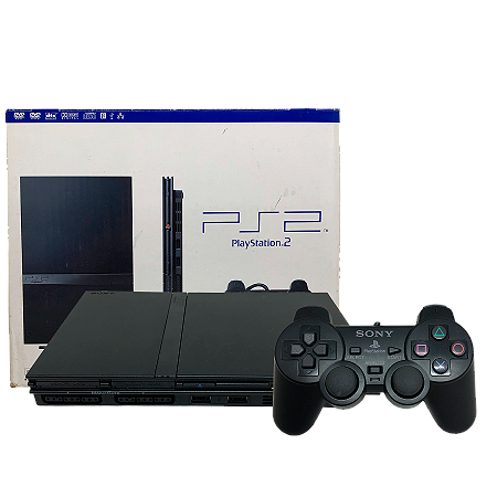 Console PlayStation 2 Slim Preto - Sony (Americano)