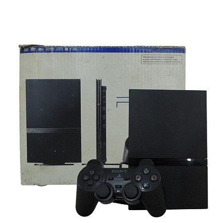 Console PlayStation 2 Slim Preto - Sony (Americano)