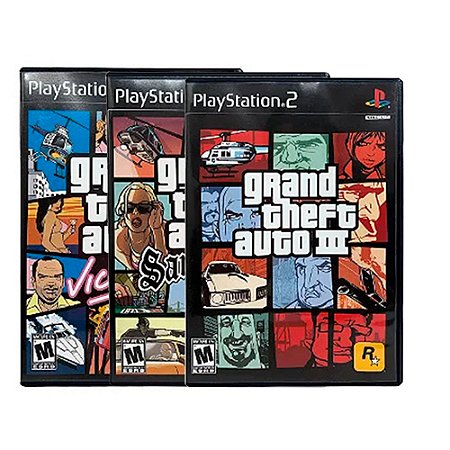 Jogo Grand Theft Auto: The Trilogy - PS2