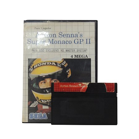 Jogo Ayrton Senna's Super Monaco GP II - Master System