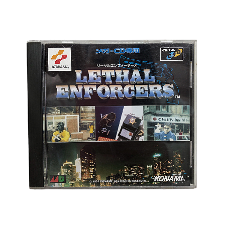 Jogo Lethal Enforcers - Sega CD (Japonês)