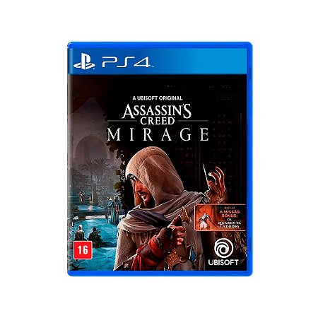 Jogo Assassin's Creed Mirage - PS4 (LACRADO)