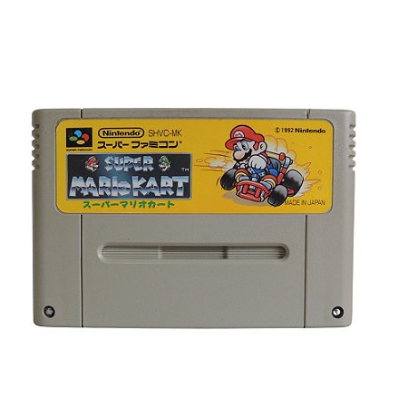 Jogo Super Mario Kart - SNES (Japonês)