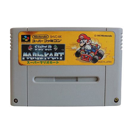 Jogo Super Mario Kart - SNES (Japonês)