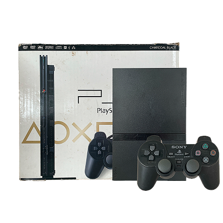 Console PlayStation 2 Slim Preto - Sony (AMERICANO)