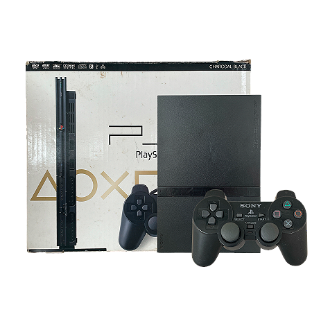 Console PlayStation 2 Slim Preto - Sony - MeuGameUsado