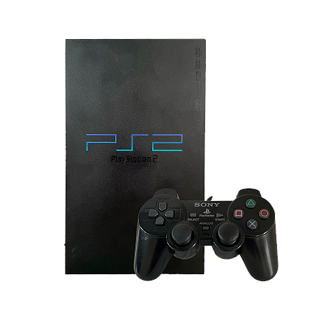 Console PlayStation 2 Fat Preto - Sony (EUROPEU)