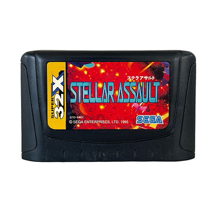 Jogo Stellar Assault - Sega 32X (Japonês)