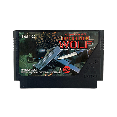 Jogo Operation Wolf - NES (Japonês)