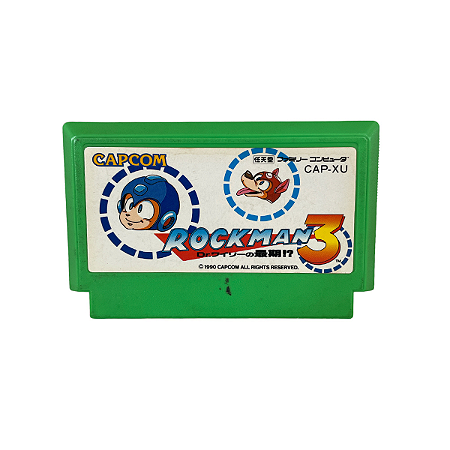 Jogo RockMan 3: Dr. Wily no Saigo!? - NES (Japonês)