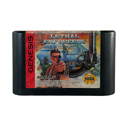 Jogo Lethal Enforcers - Mega Drive