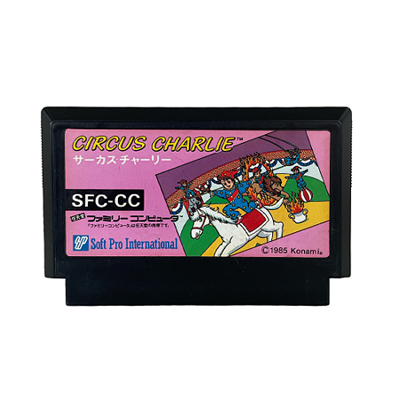 Jogo Circus Charlie - NES (Japonês)