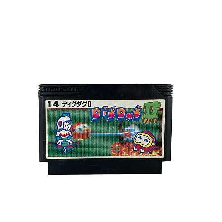 Jogo Dig Dug II - NES (Japonês)
