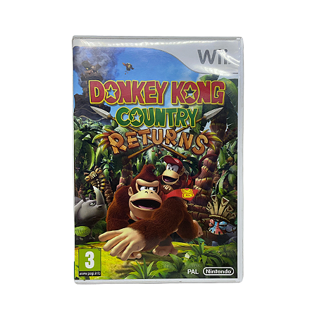 Jogo Donkey Kong Country Returns - Wii (Europeu)