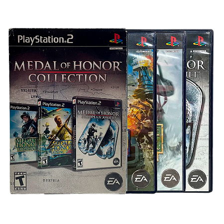 Jogos Clássicos Medal of Honor Playstation 2 Ps2 Patch Medalha de