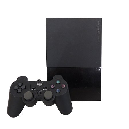 Console PlayStation 2 Slim Preto - Sony (Desbloqueado 1.93)