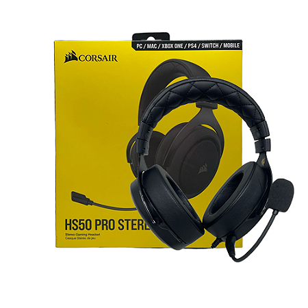Headset Corsair HS50 P3 - PC / XBOX ONE / PS4 / SWITCH / MOBILE