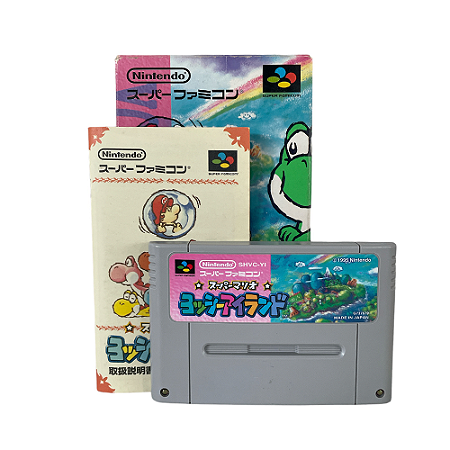 Jogo Super Mario: Yoshi Island - SNES (Japonês)