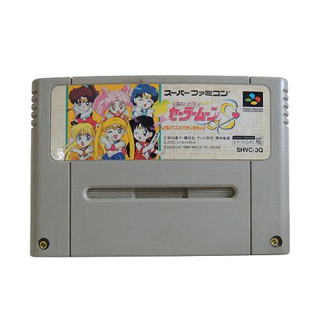 Jogo Bishoujo Senshi Sailor Moon S: Kondo wa Puzzle de Oshioki yo!! - SNES (Japonês)