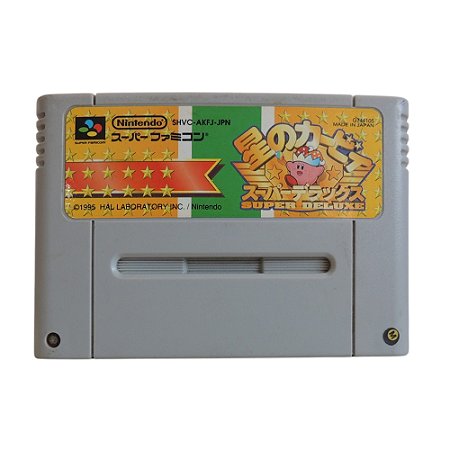 Jogo Hoshi no Kirby Super Deluxe / Kirby Super Star - SNES (Japonês)