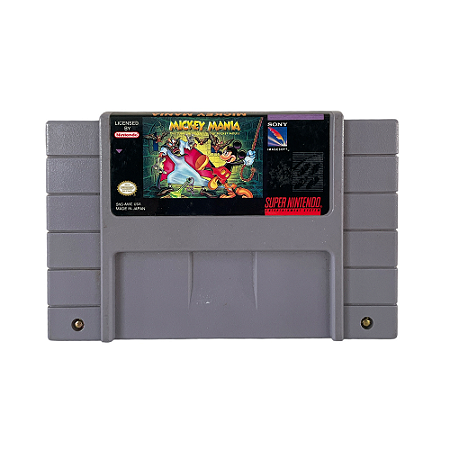 Jogo Mickey Mania: The Timeless Adventures of Mickey Mouse - SNES